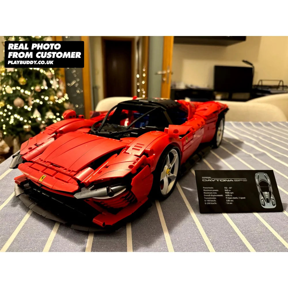 Ferrari Daytona SP3 Technic Building Blocks 3778PCS (42143) ABS Bricks Kit Ferrari Daytona SP3 Building Blocks