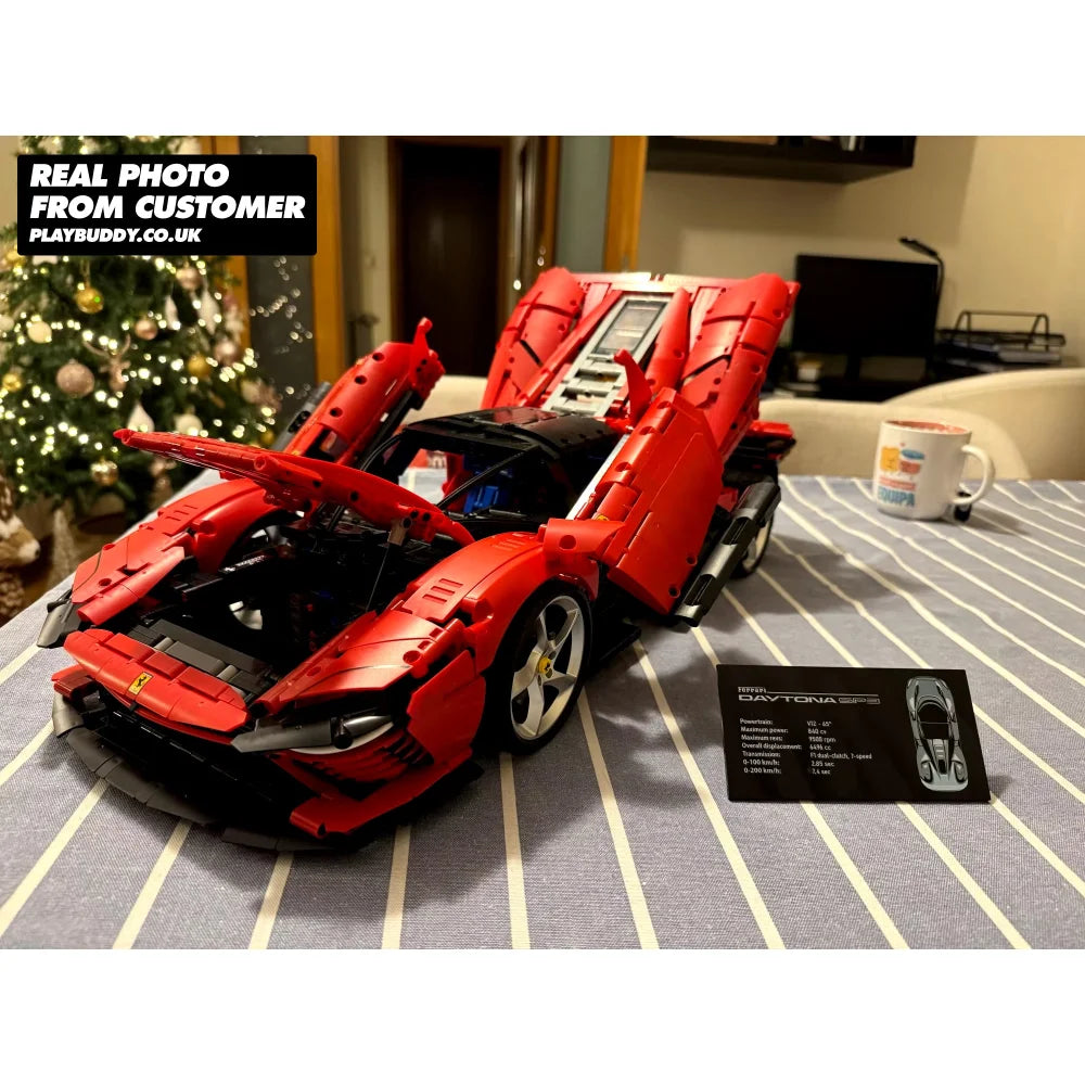 Ferrari Daytona SP3 Technic Building Blocks 3778PCS (42143) ABS Bricks Kit Ferrari Daytona SP3 Building Blocks