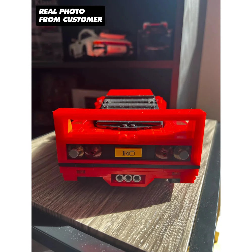 Ferrari F40 Classic Racing Car Building Blocks 1192PCS Assembly MOC Bricks Ferrari F40 / 1992 Pieces Building Blocks
