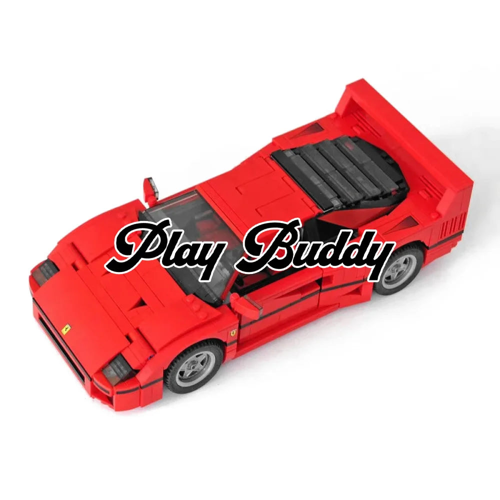 Ferrari F40 Classic Racing Car Building Blocks 1192PCS Assembly MOC Bricks Ferrari F40 / 1992 Pieces Building Blocks