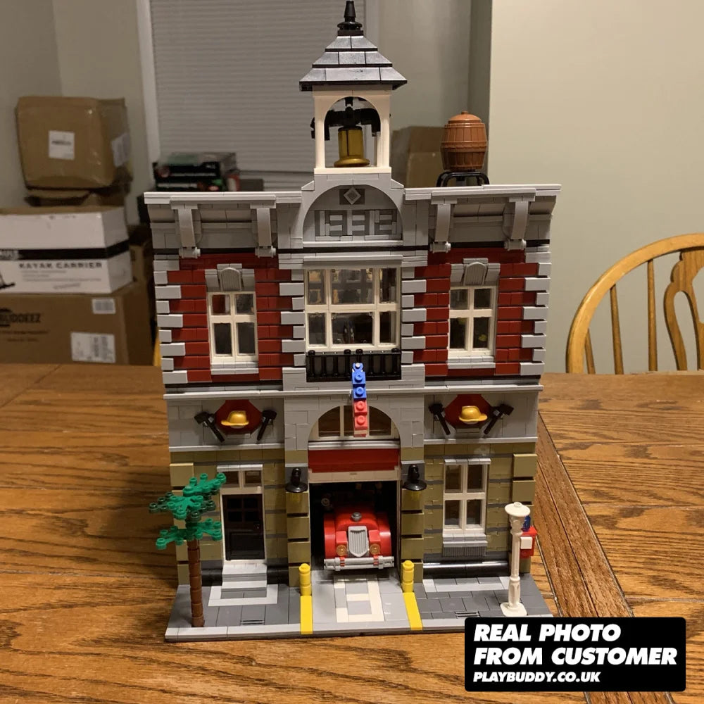 Fire Brigade Creator Building Blocks 2231PCS w/ 4 Figures (10197) ABS Kit Fire Brigade Building Blocks