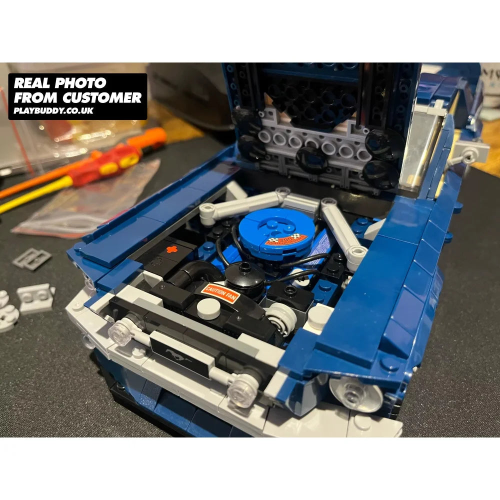 Ford Mustang Building Blocks MOC Sports Racing Car Bricks 1471PCS Ford Mustang Building Blocks