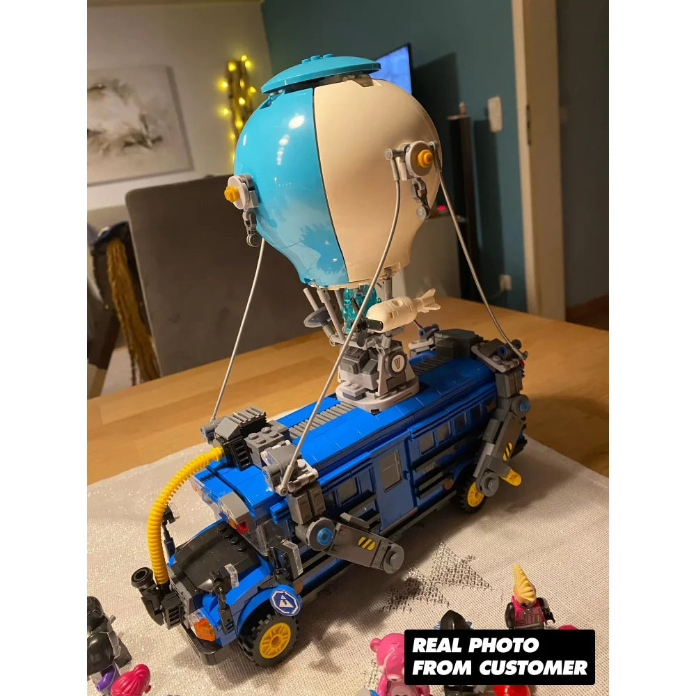 Fortnite Battle Bus Building Blocks 954PCS Assembly Bricks For Kids & Adults Fortnite Battle Bus / 954 Pieces Building