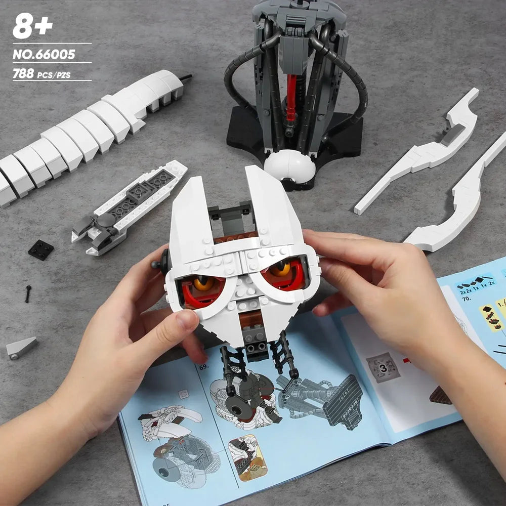 General Grievous Helmet Building Blocks Model 788PCS Bricks Assembling Toys Gift General Grievous Helmet Building Blocks