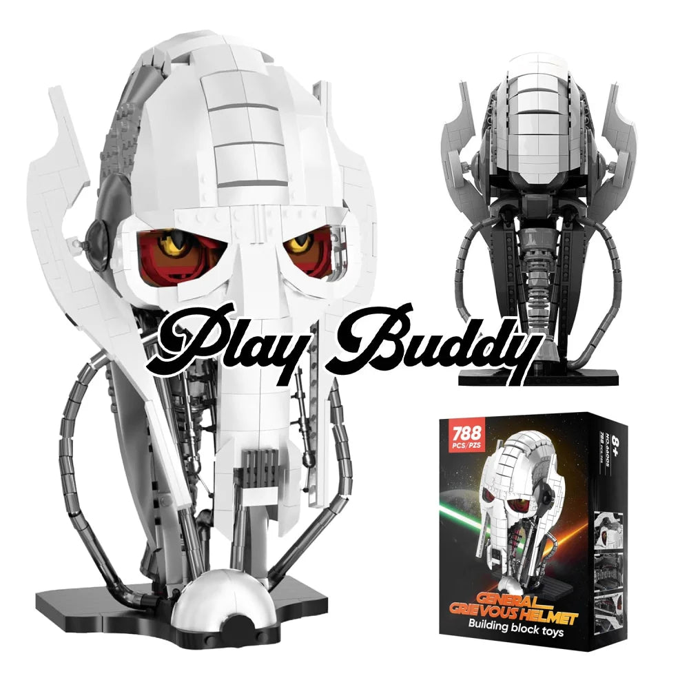 General Grievous Helmet Building Blocks Model 788PCS Bricks Assembling Toys Gift General Grievous Helmet Building Blocks