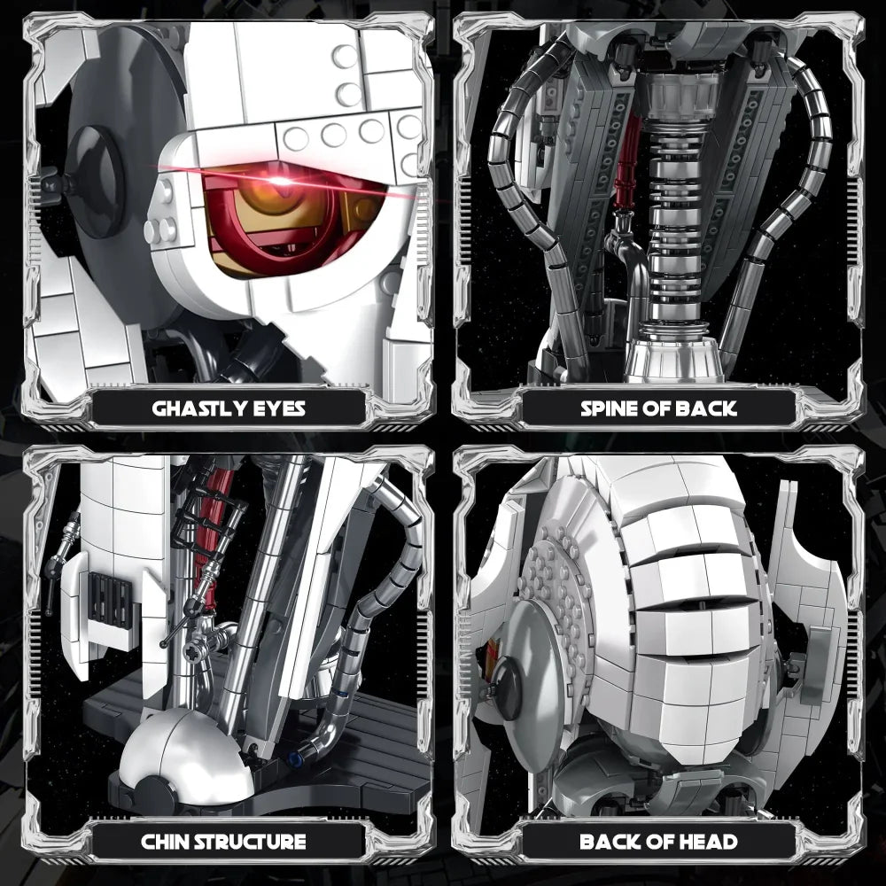 General Grievous Helmet Building Blocks Model 788PCS Bricks Assembling Toys Gift General Grievous Helmet Building Blocks