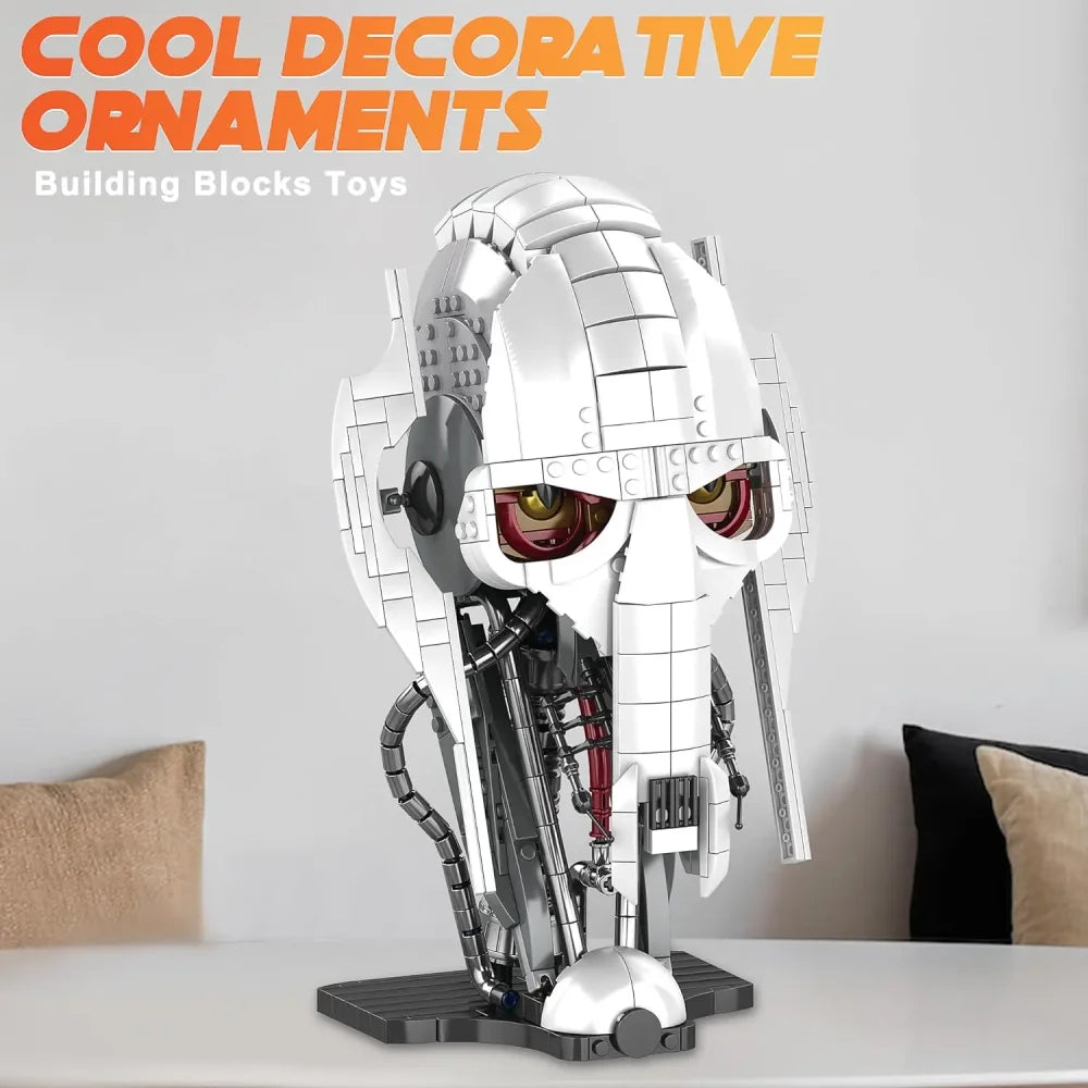General Grievous Helmet Building Blocks Model 788PCS Bricks Assembling Toys Gift General Grievous Helmet Building Blocks