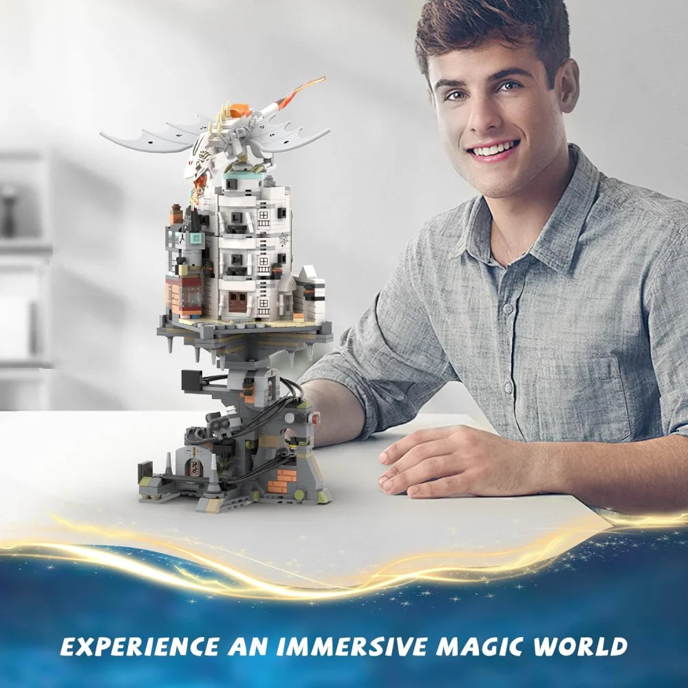 Ghost Castle Wizard Tower Magic World Dragon MOC Building Bricks Set 1056PCS Ghost Castle Building Blocks