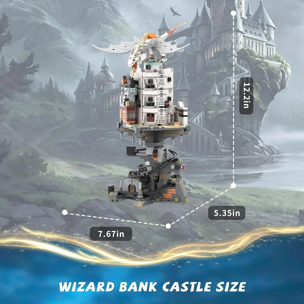 Ghost Castle Wizard Tower Magic World Dragon MOC Building Bricks Set 1056PCS Ghost Castle Building Blocks