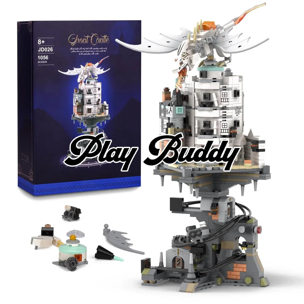 Ghost Castle Wizard Tower Magic World Dragon MOC Building Bricks Set 1056PCS Ghost Castle Building Blocks