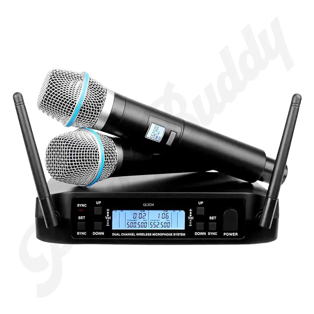 GLXD4 BETa87A Professional Wireless Microphone UHF System w/ 2 Mics GLXD4 BETa87A Microphone