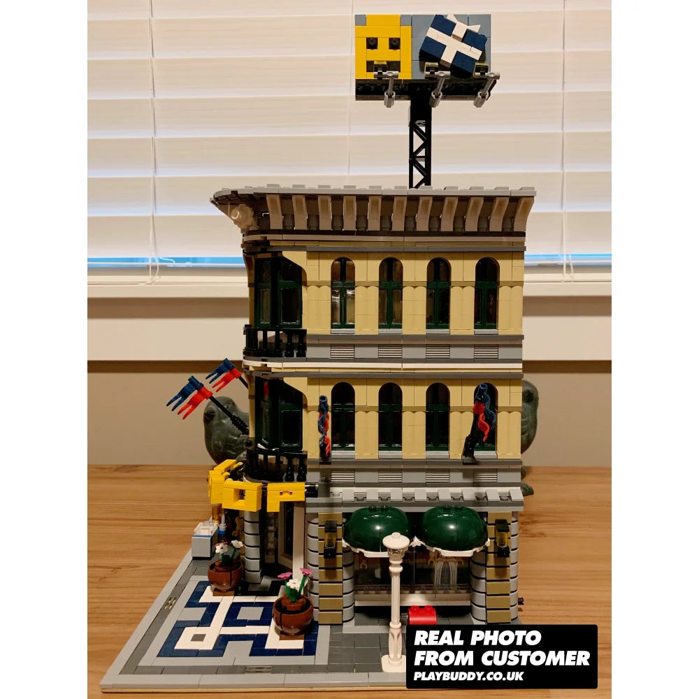 Grand Emporium Creator Building Blocks 2182PCS w/ 7 Figures (10211) ABS Kit Grand Emporium Building Blocks