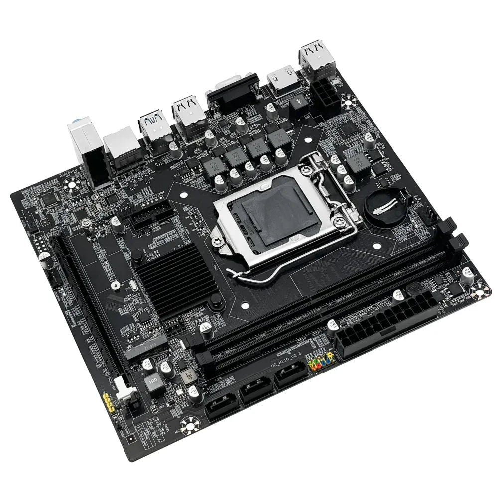 H110 Intel LGA1151 Mini-ITX Gaming Motherboard DDR4 RAM M.2 NVMe SDD VGA HDMI H110 LGA1151 Motherboard