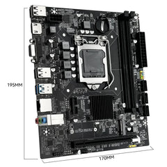 H110 Intel LGA1151 Mini-ITX Gaming Motherboard DDR4 RAM M.2 NVMe SDD VGA HDMI H110 LGA1151 Motherboard