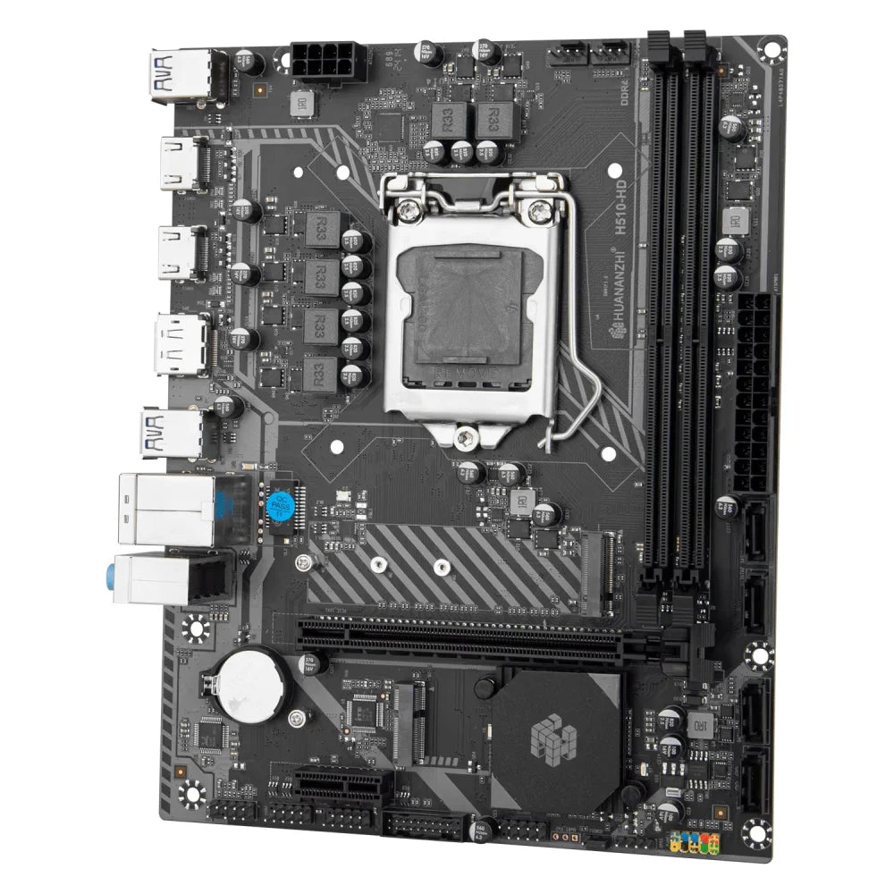 H510-HD Intel LGA1200 mATX Motherboard DDR4 2 M.2 NVMe Supports 10/11th Gen CPUs H510-HD LGA1200 Motherboard