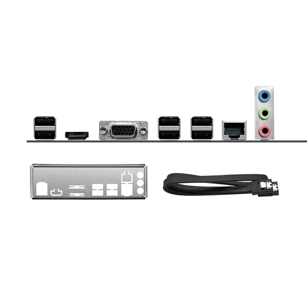 H61 Intel LGA1155 Motherboard DDR3 RAM M.2 NVMe SDD for 2nd 3rd Gen Intel CPUs H61 LGA1155 Motherboard