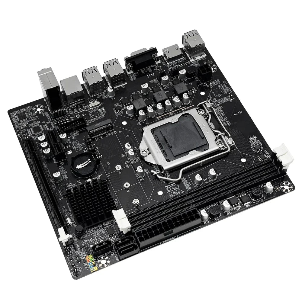 H61 Intel LGA1155 Motherboard DDR3 RAM M.2 NVMe SDD for 2nd 3rd Gen Intel CPUs H61 LGA1155 Motherboard