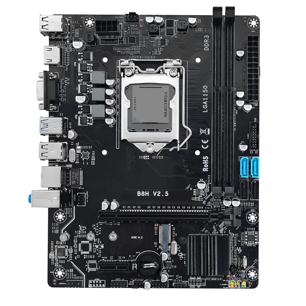 H81 Intel LGA1150 DDR3 SATA3.0 USB3.0 Motherboard for 4th Gen i3 i5 i7 Processors H81 LGA1150 Motherboard