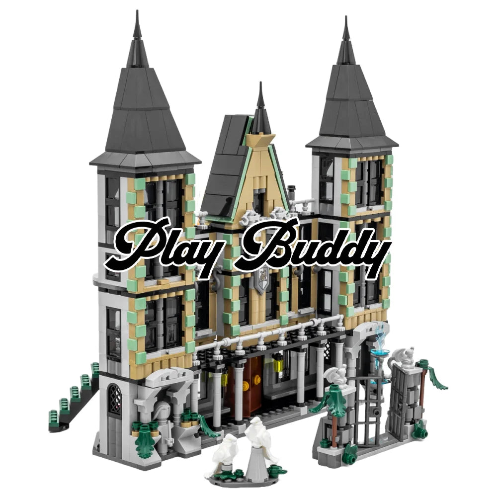 Harry Potter Malfoy Manor House (76453) 1601PCS w/ 9 Mini Figures Malfoy Manor / 1601 Pieces Building Blocks