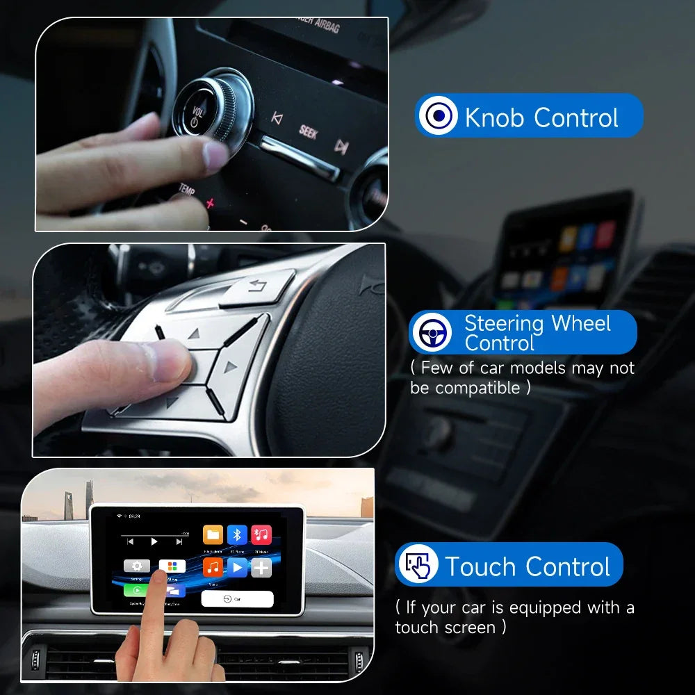 HEYINCAR CarPlay Smart AI Box Plus Wireless CarPlay & Android w/ YT Netflix IPTV HEYINCAR AI Box Apple CarPlay &