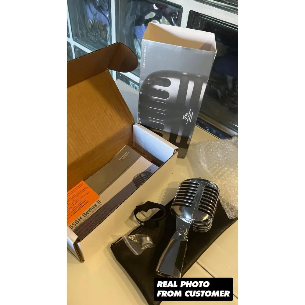 High Quality 55SH Series II Vocal Dynamic Vintage Microphone Studio Vocal Mic 55SH Series II Microphone Microphone