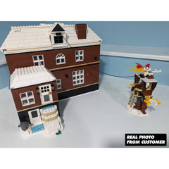 Home Alone Mansion 3955PCS Building Blocks MOC Bricks w/ 5 Mini Figures Home Alone Mansion Building Blocks