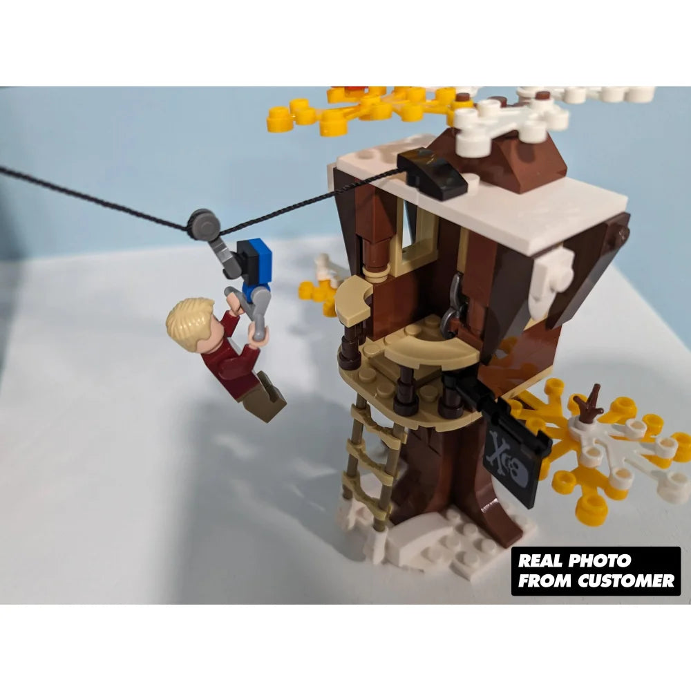 Home Alone Mansion 3955PCS Building Blocks MOC Bricks w/ 5 Mini Figures Home Alone Mansion Building Blocks