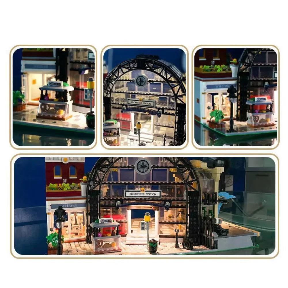 Ideas The Meeting Point Station Building Block City Architecture Model 2720PCS The Meeting Point Building Blocks