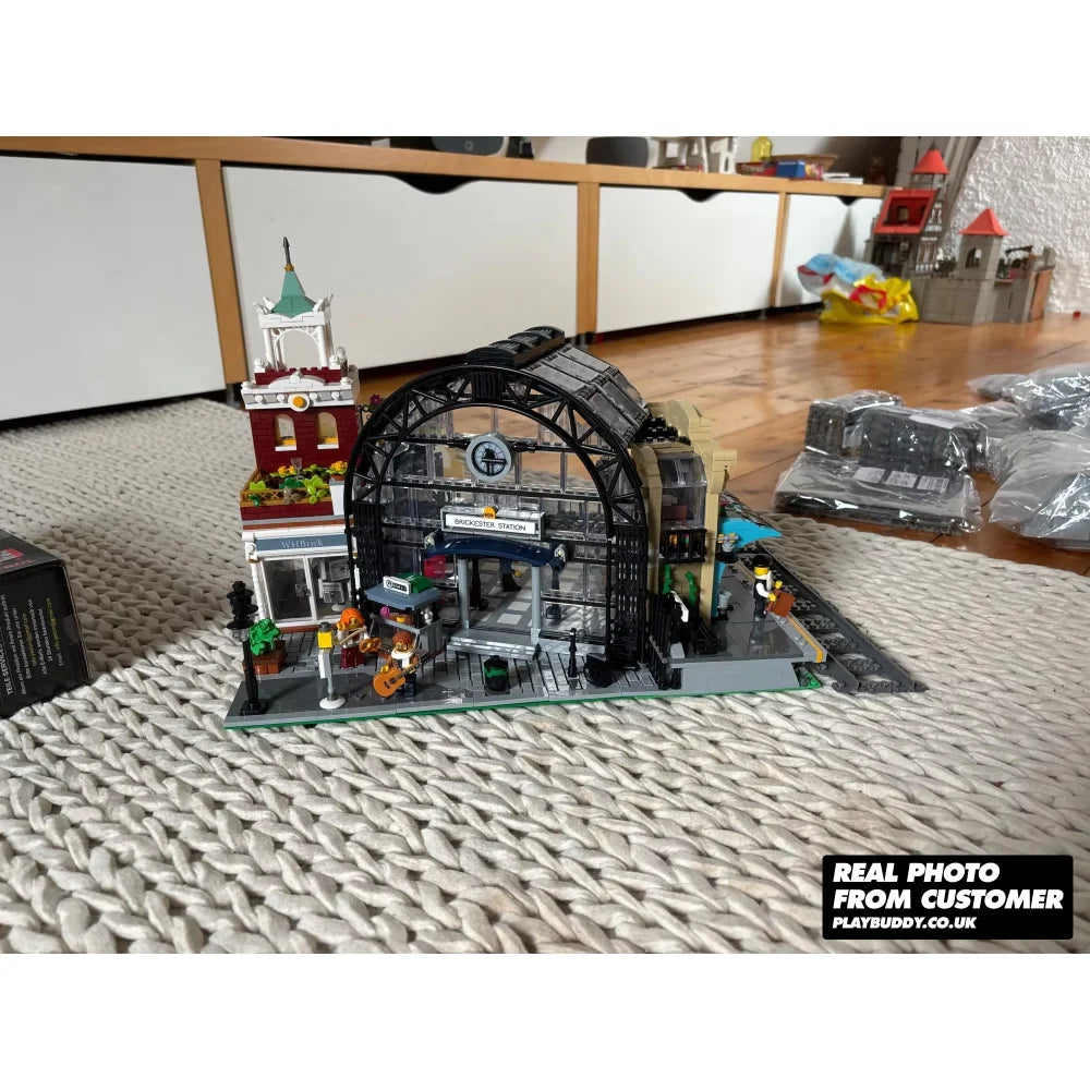 Ideas The Meeting Point Station Building Block City Architecture Model 2720PCS The Meeting Point Building Blocks