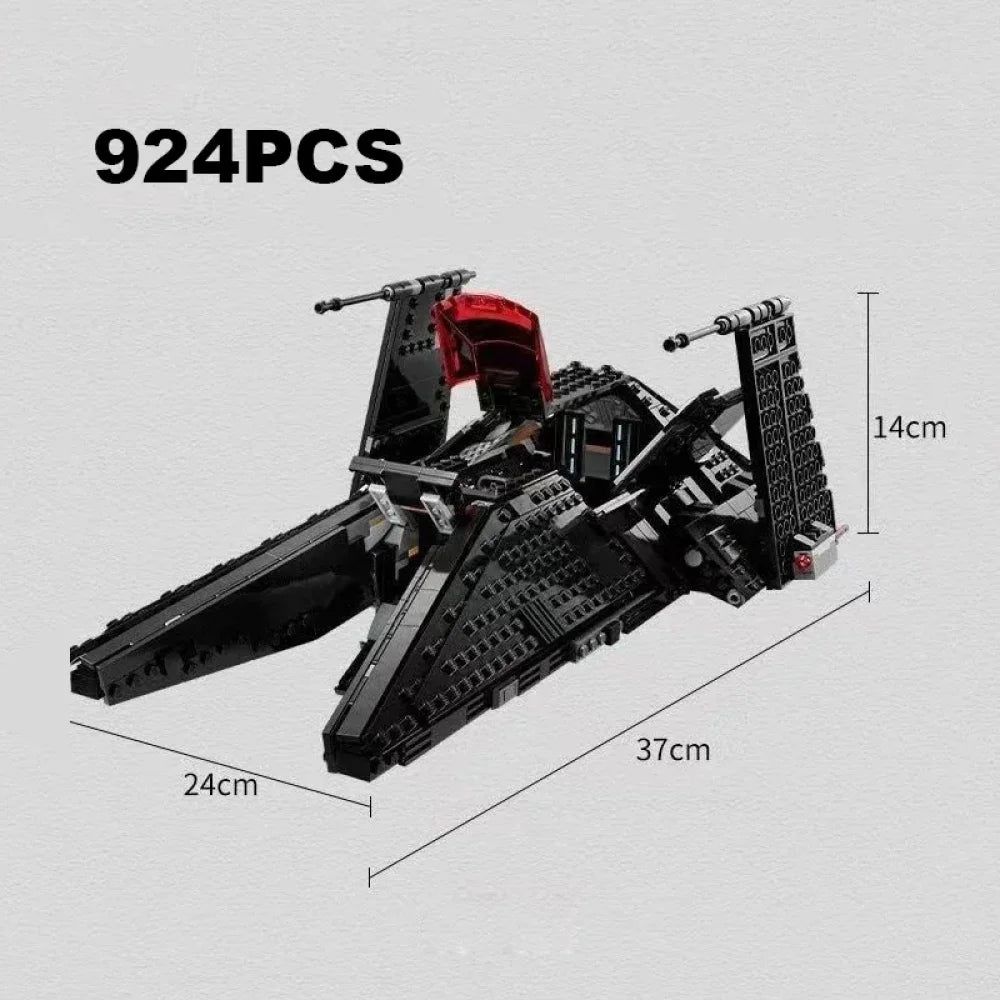 Inquisitor Transport Scythe Phi Class Shuttle Building Blocks 989PCS MOC Bricks Phi Class Shuttle Building Blocks