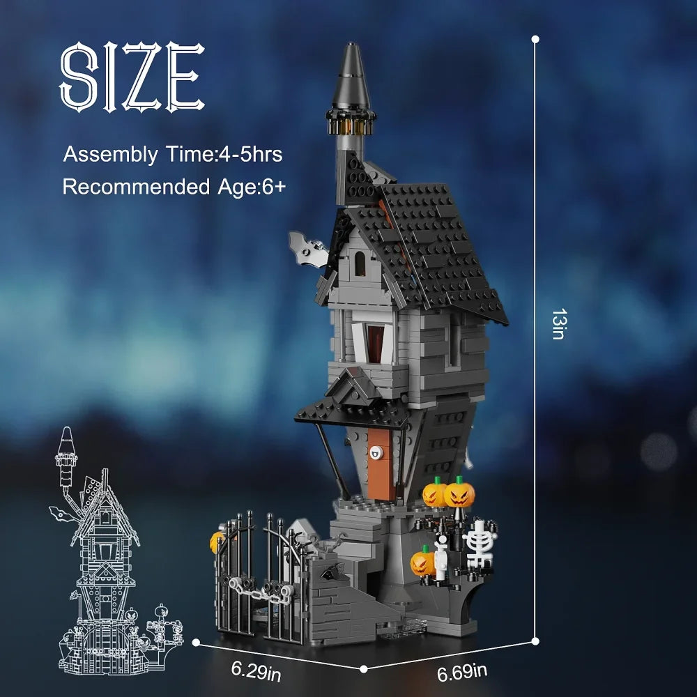 Jack Skellington’s House Building Blocks Nightmare Night Before Christmas Gift Jack Skellington’s House Building Blocks