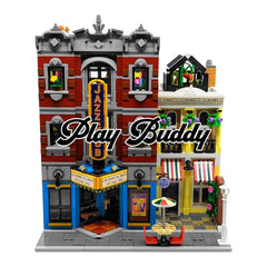 Jazz Club Creator Building Blocks 2899PCS w/ 8 Figures (10312) ABS Kit Jazz Club Building Blocks