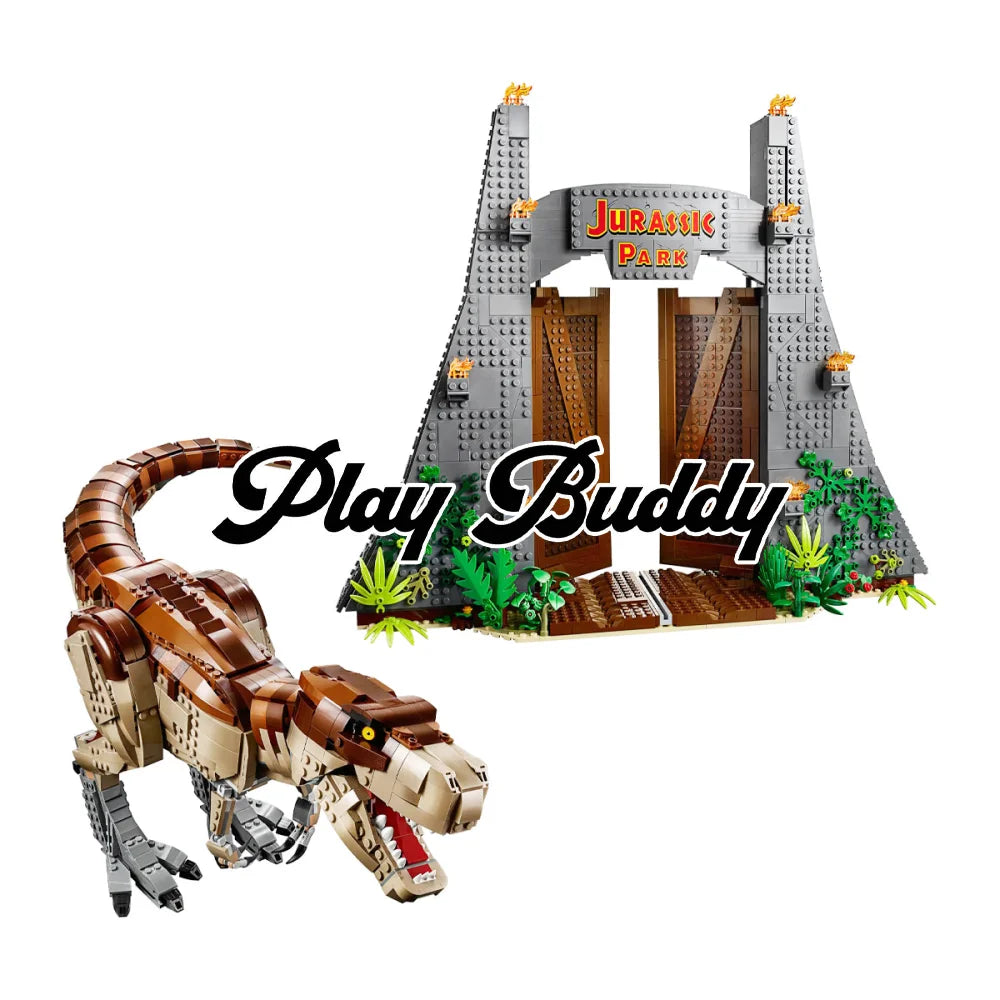 Jurassic Park: T. Rex Rampage (75936) Building Blocks 3120PCS w/ 6 Figures T. Rex Rampage Building Blocks