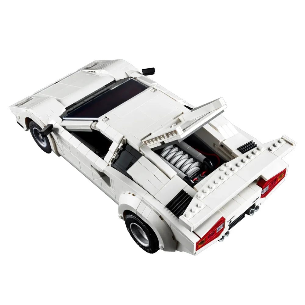 Lamborghini Countach 5000 Quattrovalvole (10337) 1506PCS Car Building Blocks Lamborghini Countach 5000 / 1506 Pieces