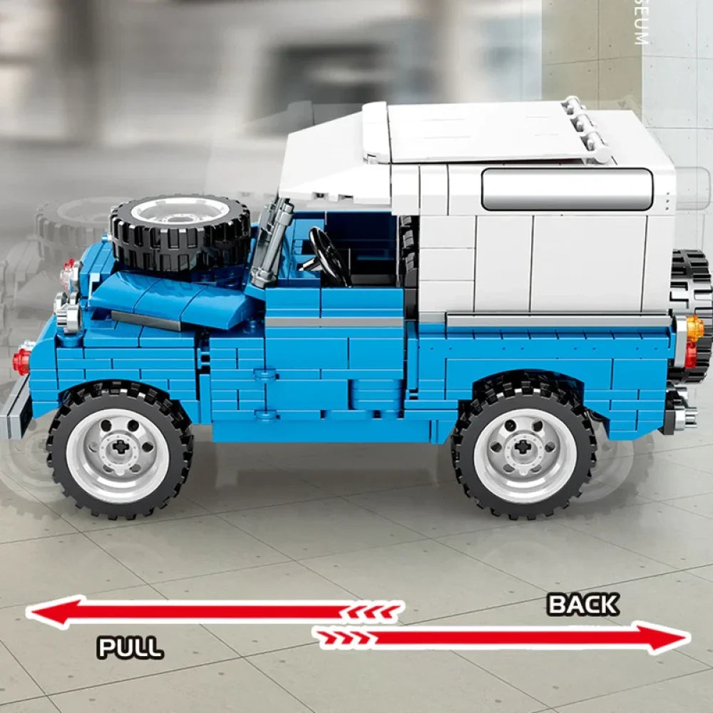 Land Rover Defender S2 721PCS Building Block Set Off Road Classic Car Bricks Land Rover Defender S2 Building Blocks