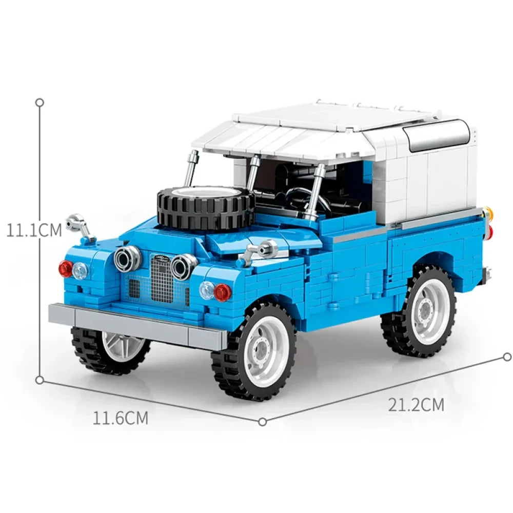 Land Rover Defender S2 721PCS Building Block Set Off Road Classic Car Bricks Land Rover Defender S2 Building Blocks