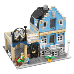 Market Street Creator Building Blocks 1250PCS w/ 3 Figures (10190) ABS Kit Market Street / 1250 Pieces Building Blocks