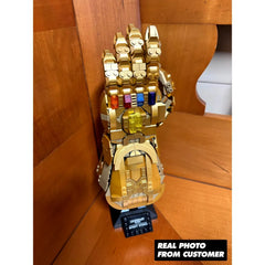 Marvel Thanos Heroes Infinity Gauntlet 596PCS Bricks Glove Model Building Blocks Infinity Gauntlet Building Blocks