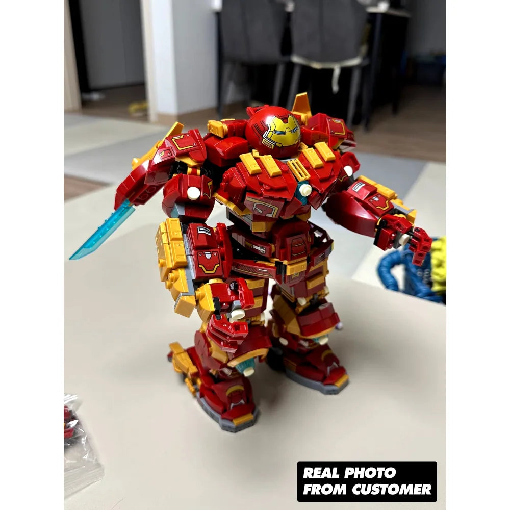Marvel Toys Building Blocks Avengers Iron Man Superheroes Bricks Model 1452PCS Iron Man Building Blocks