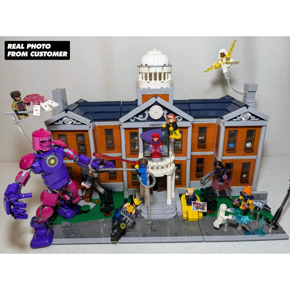 Marvel X Men: The X Mansion 3093PCS Building Blocks Bricks with 10 Figures The X Mansion Building Blocks
