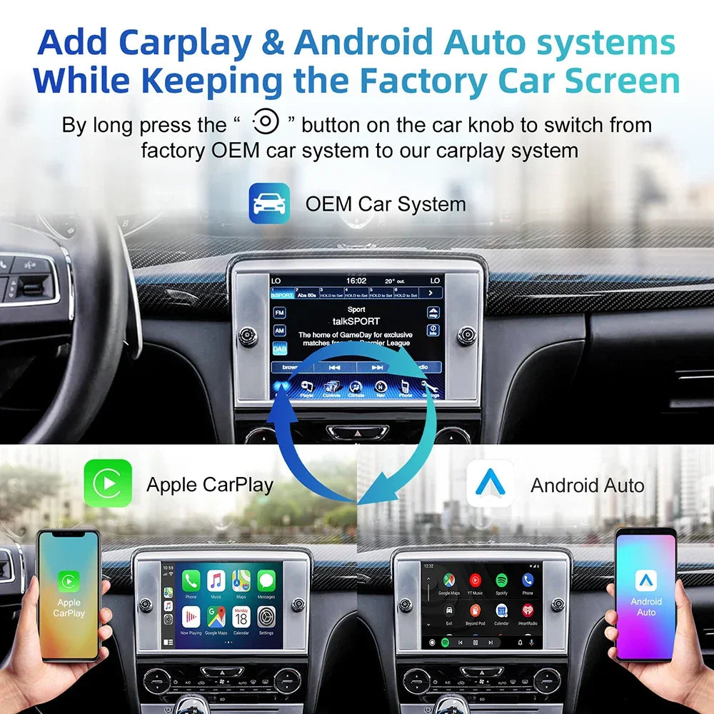 Maserati Ghibli & Quattroporte 2013-2017 Apple Carplay & Andriod Auto MMI Kit Maserati Ghibli & Quattroporte Apple