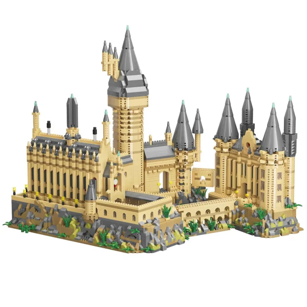 Medieval Castle Building Blocks Set Harry Potter Hogwarts 6000PCS Micro Blocks 3000 Pieces Building Blocks