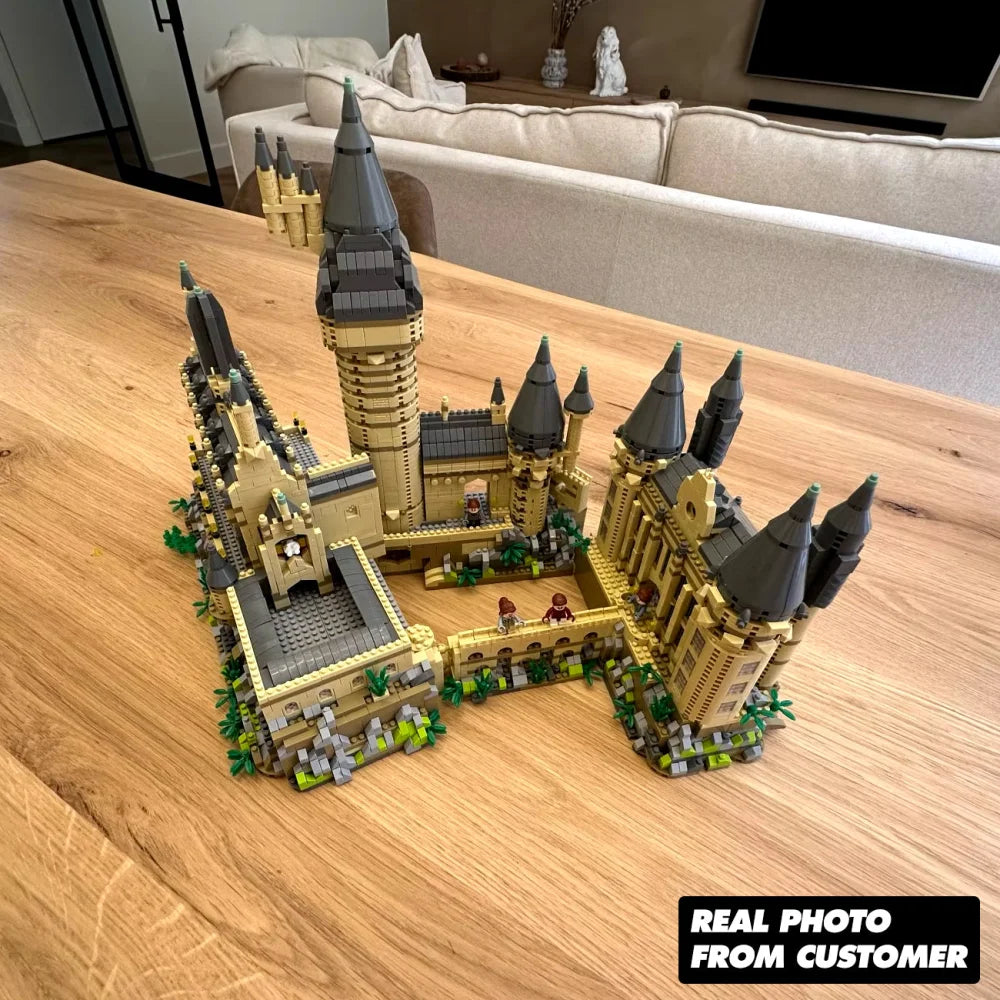 Medieval Castle Building Blocks Set Harry Potter Hogwarts 6000PCS Micro Blocks Building Blocks