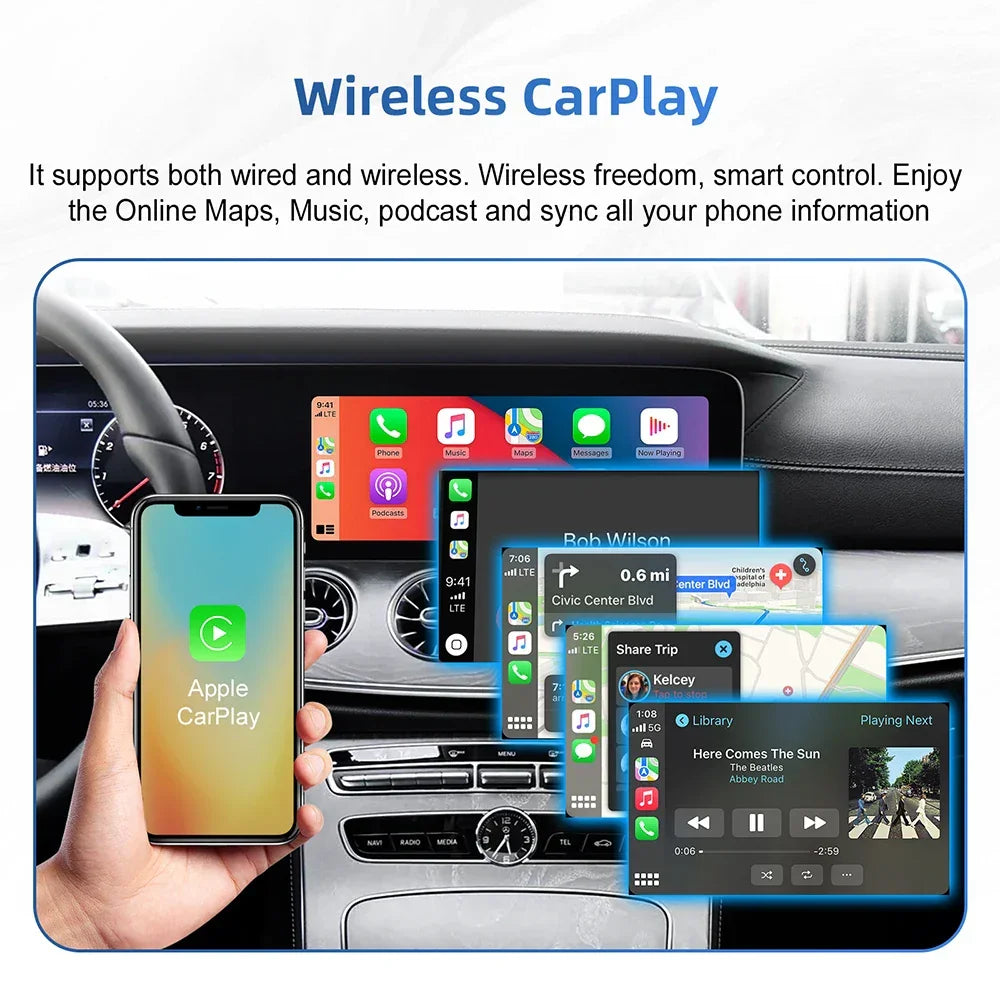 Mercedes Benz 2019+ NTG 6.0 MBUX Apple CarPlay & Android Auto Media Box NTG6.0 Apple CarPlay & Android Auto