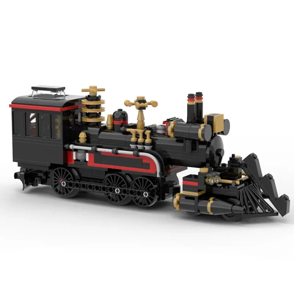 MOC Back To The Future Jules Verne Time Train Building Blocks 880 PCS Model Toys Jules Verne Time Train Building Blocks