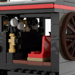 MOC Back To The Future Jules Verne Time Train Building Blocks 880 PCS Model Toys Jules Verne Time Train Building Blocks