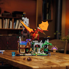 MOC Dungeons & Dragons Red Dragons Tale Building Blocks w/ Toys 3745PCS Red Dragons Tale Building Blocks