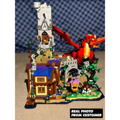 MOC Dungeons & Dragons Red Dragons Tale Building Blocks w/ Toys 3745PCS Red Dragons Tale Building Blocks