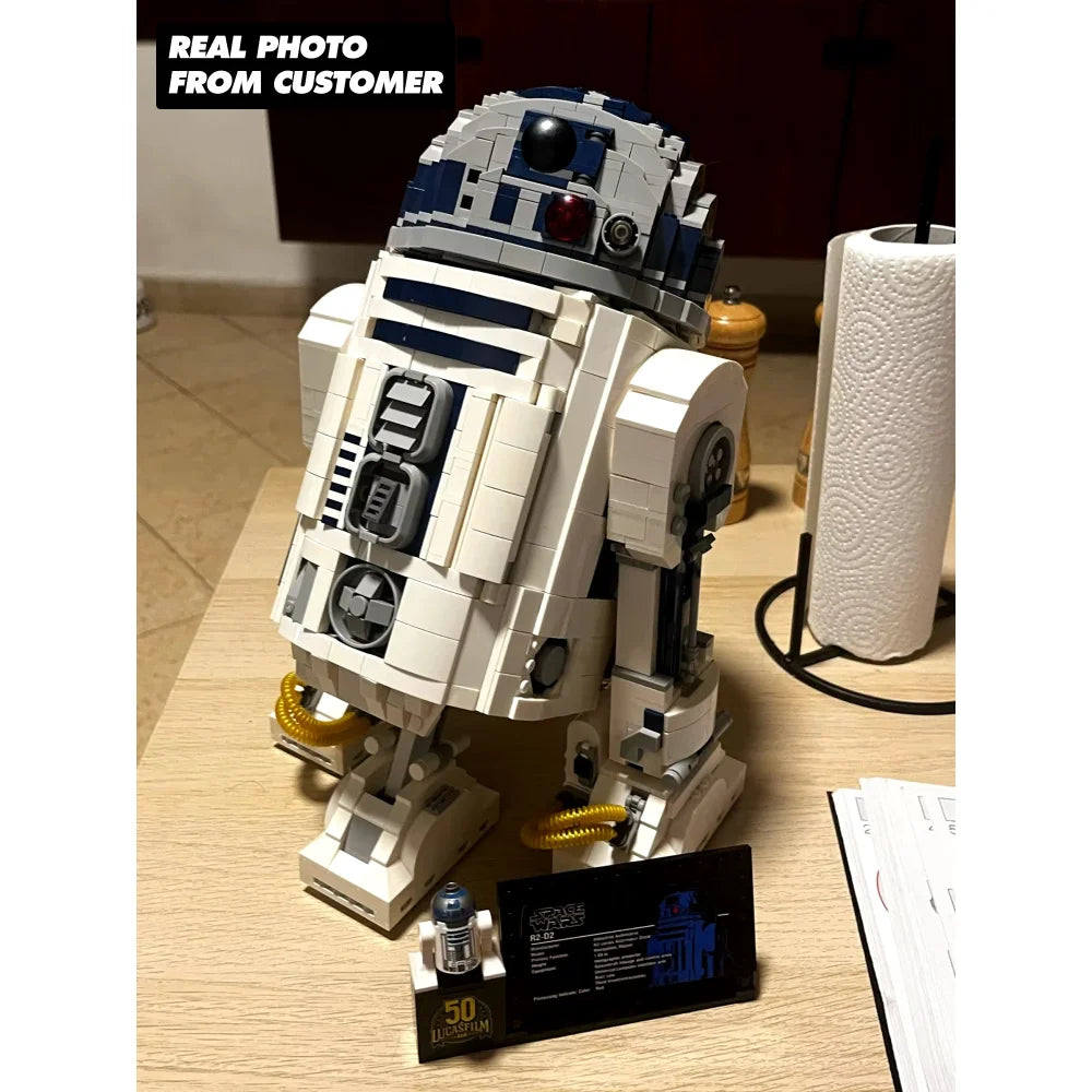 MOC Star Wars R2 D2 Robot Droid Building Set 2314PCS Building Blocks Bricks R2 D2 Robot / 2314 Pieces Building Blocks
