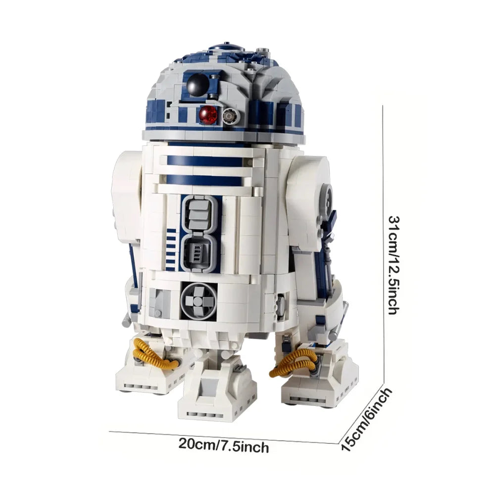 MOC Star Wars R2 D2 Robot Droid Building Set 2314PCS Building Blocks Bricks R2 D2 Robot / 2314 Pieces Building Blocks